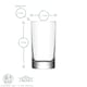 image 3 of LAV Ada Shot Glasses - 150ml - Clear - Pack of 6 Clear