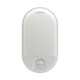 image 1 of CGC LEAH White Opal Oval Outdoor Wall Light With PIR Motion Sensor White