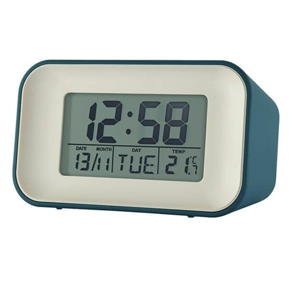 image 1 of Acctim Alta Alarm Clock Storm Blue | Blue