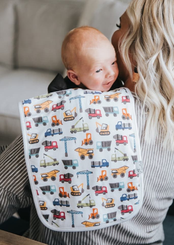 image 1 of Copper Pearl Premium Burp Cloths Diesel 3Pk