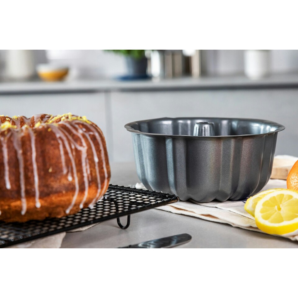 image 1 of Instant Pot Fluted Cake Pan Grey 1.2L
