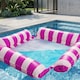 image 2 of Inflatable Pink Pool Hammock Float