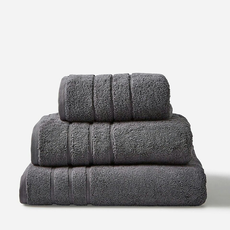 image 1 of Hotel Luxury Heavyweight 800GSM Towels - 100% Cotton Grey | Charcoal Grey | Hand towel