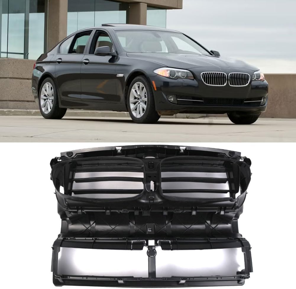 London Boutique 1PC ABS Air Duct Compatible With BMW 5 Series F10 2012-2016, Part Number GZ.W175W, Black