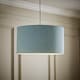 image 2 of ValueLights Reni Duck Egg Blue Fabric Ceiling Lamp Shade (D)45cm | Blue