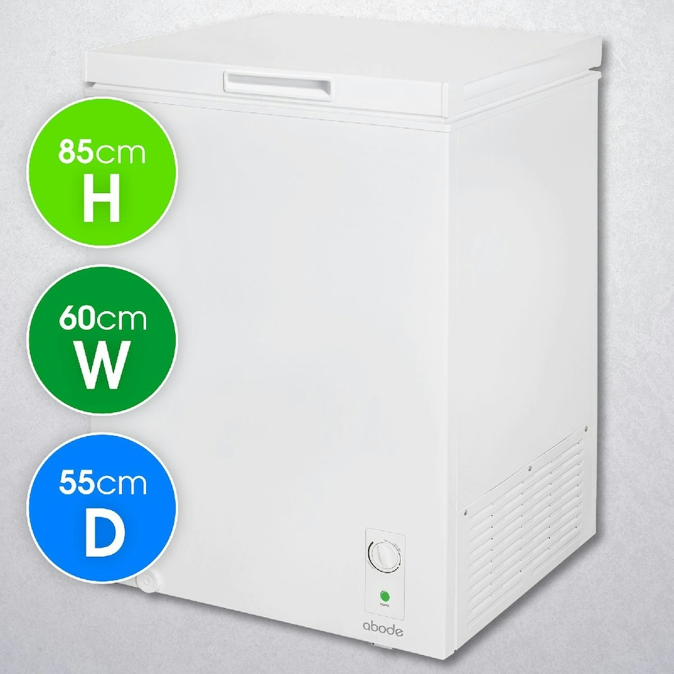 image 1 of Abode A142CF0E1W Chest Freezer 142L White Suitable for Garages & Outbuildings White