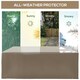 image 8 of Outsunny 275x205cm Outdoor Furniture Protective Cover Water UV Resistant Grey