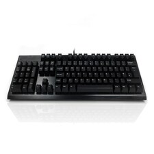 Accuratus Left Hander Keyboard - USB Professional & Programmable Left Handed Full Size Keyboard with Mechanical Key Switches - Black