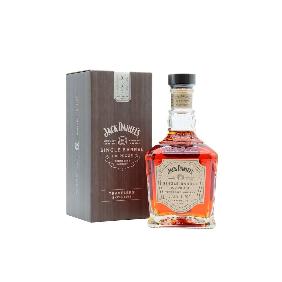 Jack Daniels Single Barrel 100 Proof Travelers Exclusive Whiskey