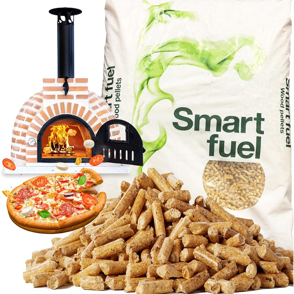 image 1 of 15kg Premium Wood Pellet Fuel High Heat Output Perfect For BBQs & Pizza