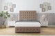 image 2 of Sloomy Berlin Mink Plush Divan Bed Base 2 Drawers Right Side With 26 Inch Strutted Headboard & 12 Inch Matching Footboard | Brown | Mink | Double | 1