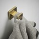 image 6 of Rothley Satin Brass Square Robe Hook