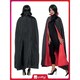 image 8 of Reversible Vampire Cape Red and Black Fancy Dress Costume Unisex Adult One Size