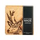image 6 of The Just Slate Company Set of 2 Stag Oak Coasters