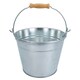 image 3 of 12L Galvanised Steel Metal Bucket Pail Water Coal Greenhouse Garden Plant 5PK