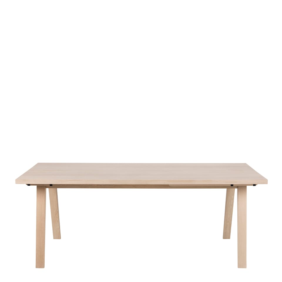 image 1 of A-Line Rectanglar Dining Table in White Oak