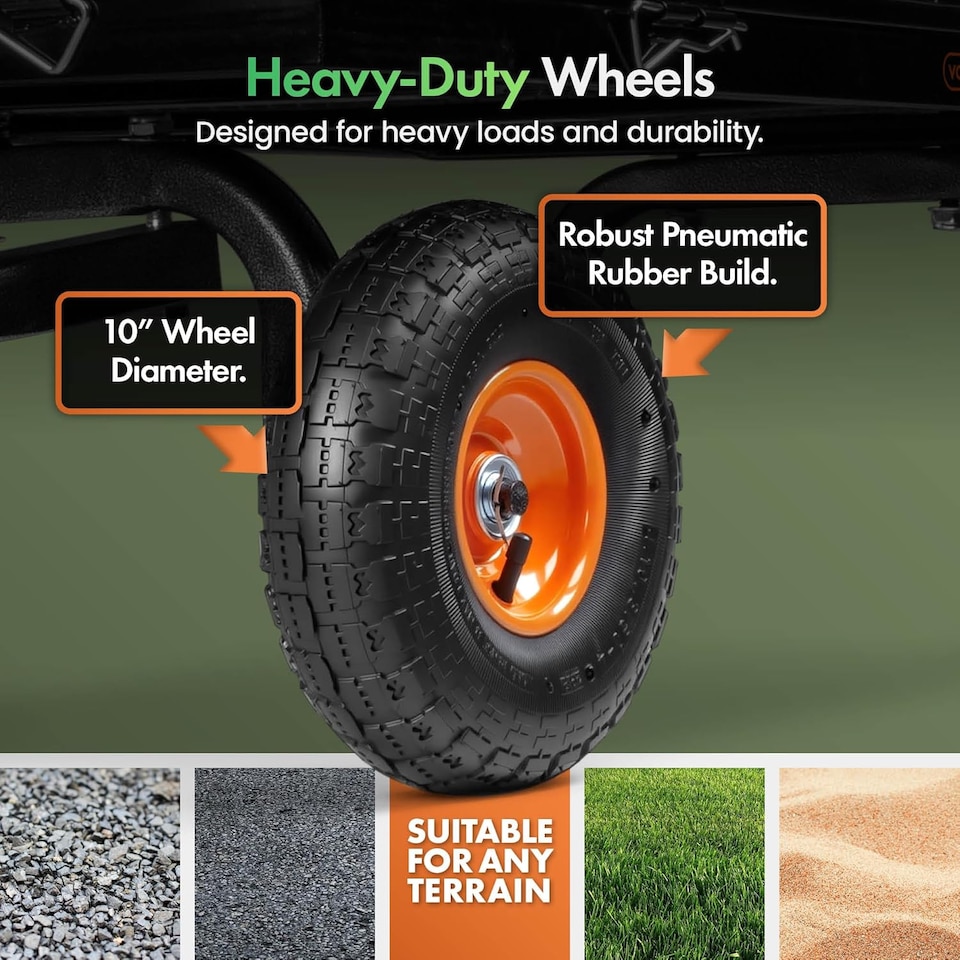 image 1 of VonHaus 230L Festival Cart on Wheels with 500Kg Max Load