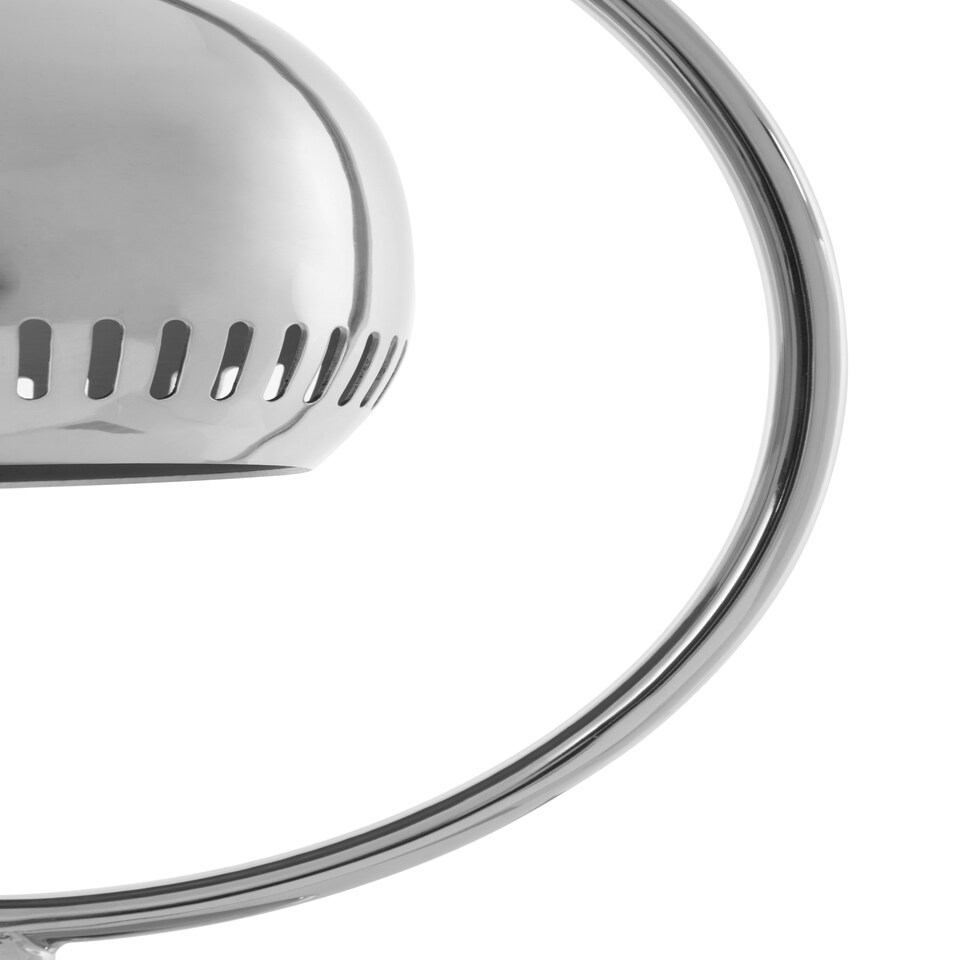 image 1 of Interiors by Premier Circle Table Lamp Silver