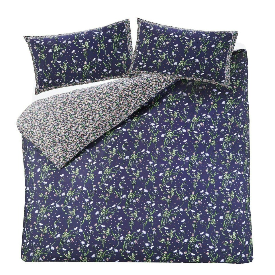 image 1 of Cath Kidston Nightshade Duvet Cover Set Blue | Double