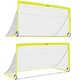 image 1 of HOMCOM Two Football Goal Nets, Football Equipment w/ Carry Bag, Yellow