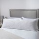 image 3 of OHS Matte Velvet Pinsonic Long Body Pregnancy Soft Plush Cosy Body Bolster Pillow Cushion Grey | 45 x 135cm