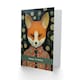 image 2 of Floral Shirt Cute Fox Him Her Birthday Card