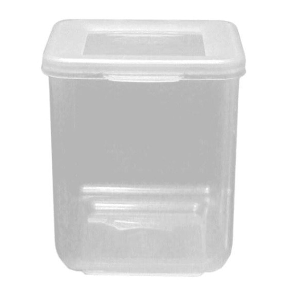 image 1 of Beaufort Hinged Square Food Container - Transparent - 520ml
