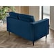 image 2 of Furniturebox Jolene 2 Seater Navy Blue Velvet Sofa
