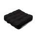 image 4 of Quilted Button Seat Pad Cushion Booster 100% Cotton Cover 45cm Square Gold