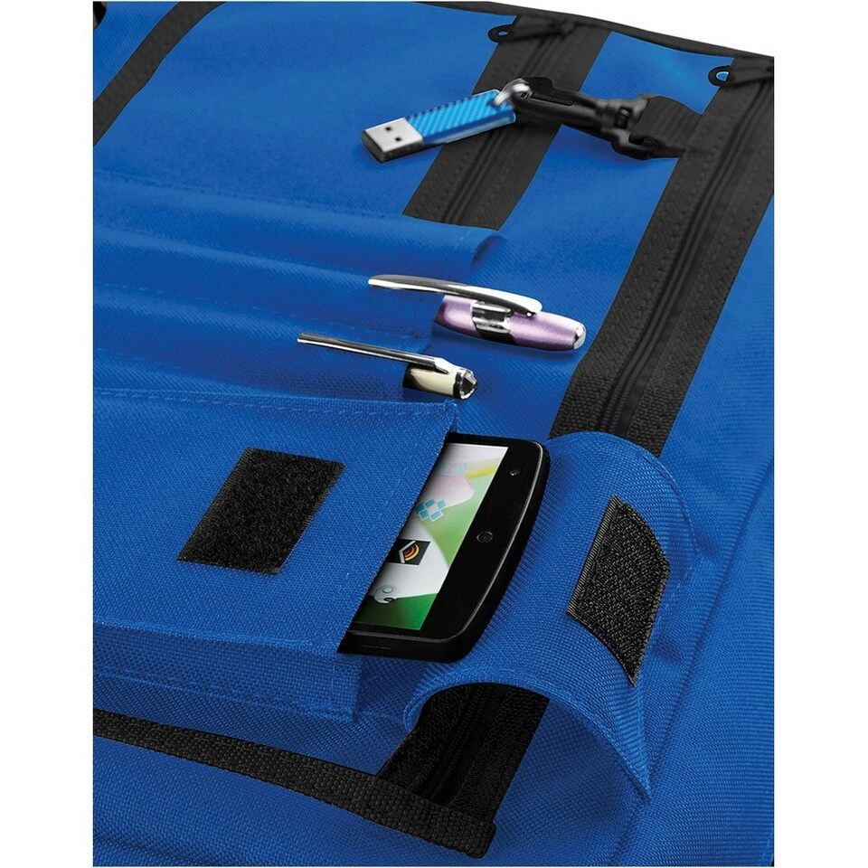 image 1 of Bagbase Contrast Detail Messenger Bag - Bright Royal Blue - One Size Blue
