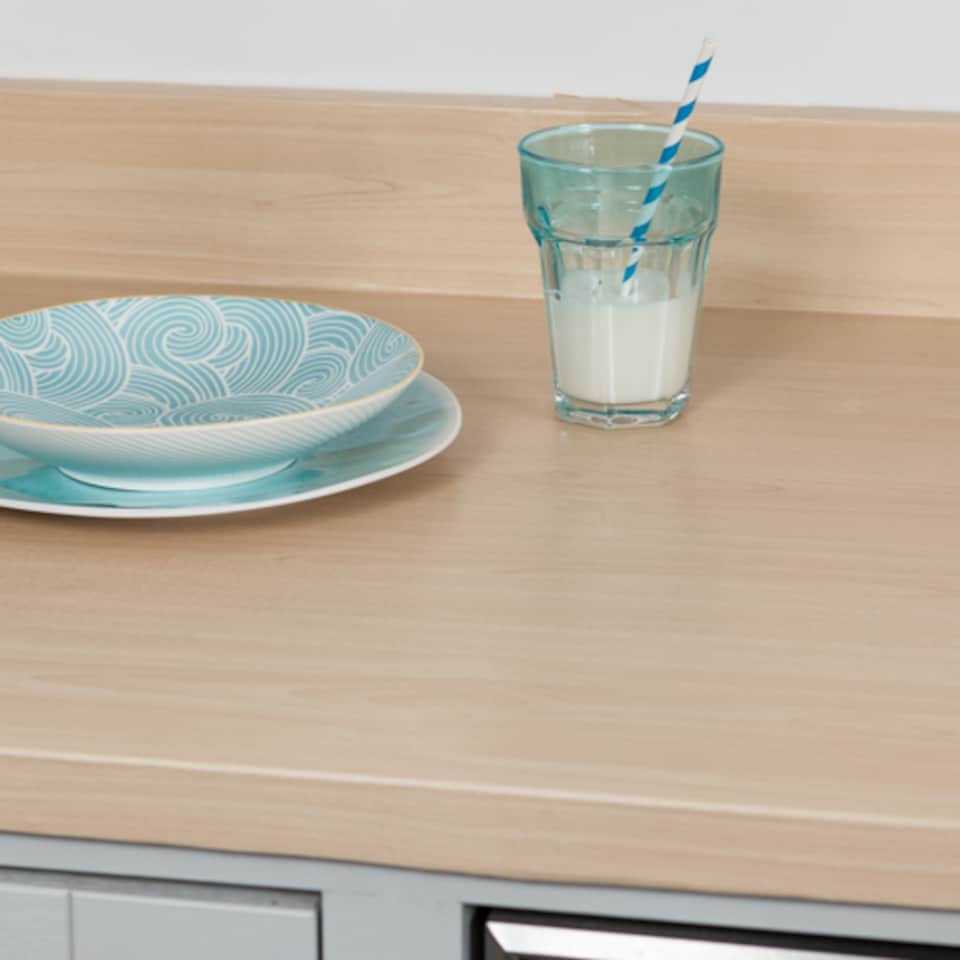 image 1 of Sticky Back Plastic Maple Wood Effect Kitchen Self-adhesive Vinyl Wrap for Cupboards, Doors and Worktops 67.5cm x 2m - d-c-fix