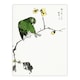 image 1 of Fairy Pitta and Japanese Allspice Vintage Wall Art Print Kashu 24x32"