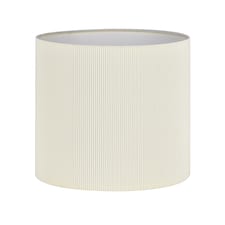 White Pleated 15cm Table Lamp Shade | White | Small | 1