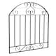 image 1 of Living and Home Modern Metal Garden Gate, Black