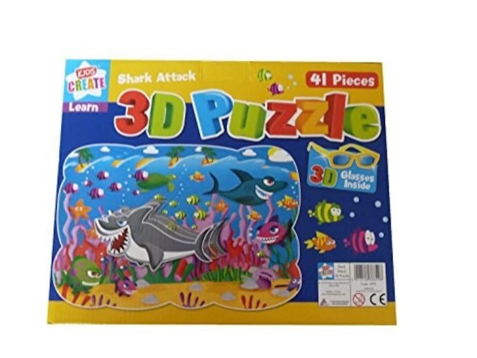 image 1 of Anker 3D Shark Attack Puzzle