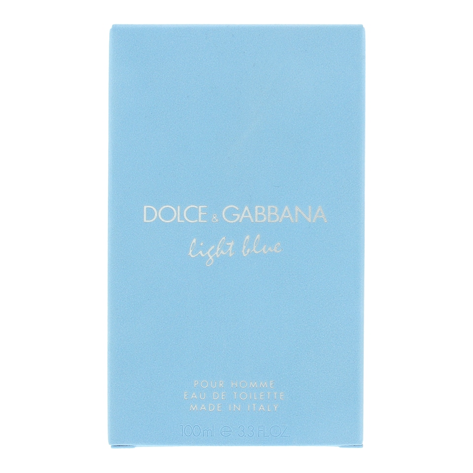 image 1 of Dolce & Gabbana Light Blue Pour Homme Eau De Toilette 100ml Spray For Him