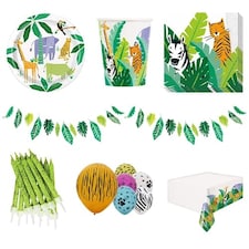 Animal Safari 8 Person Deluxe Party Pack