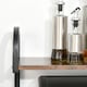 image 8 of HOMCOM 4-Tier Baker's Rack with Storage, Microwave Stand with 4 Hooks