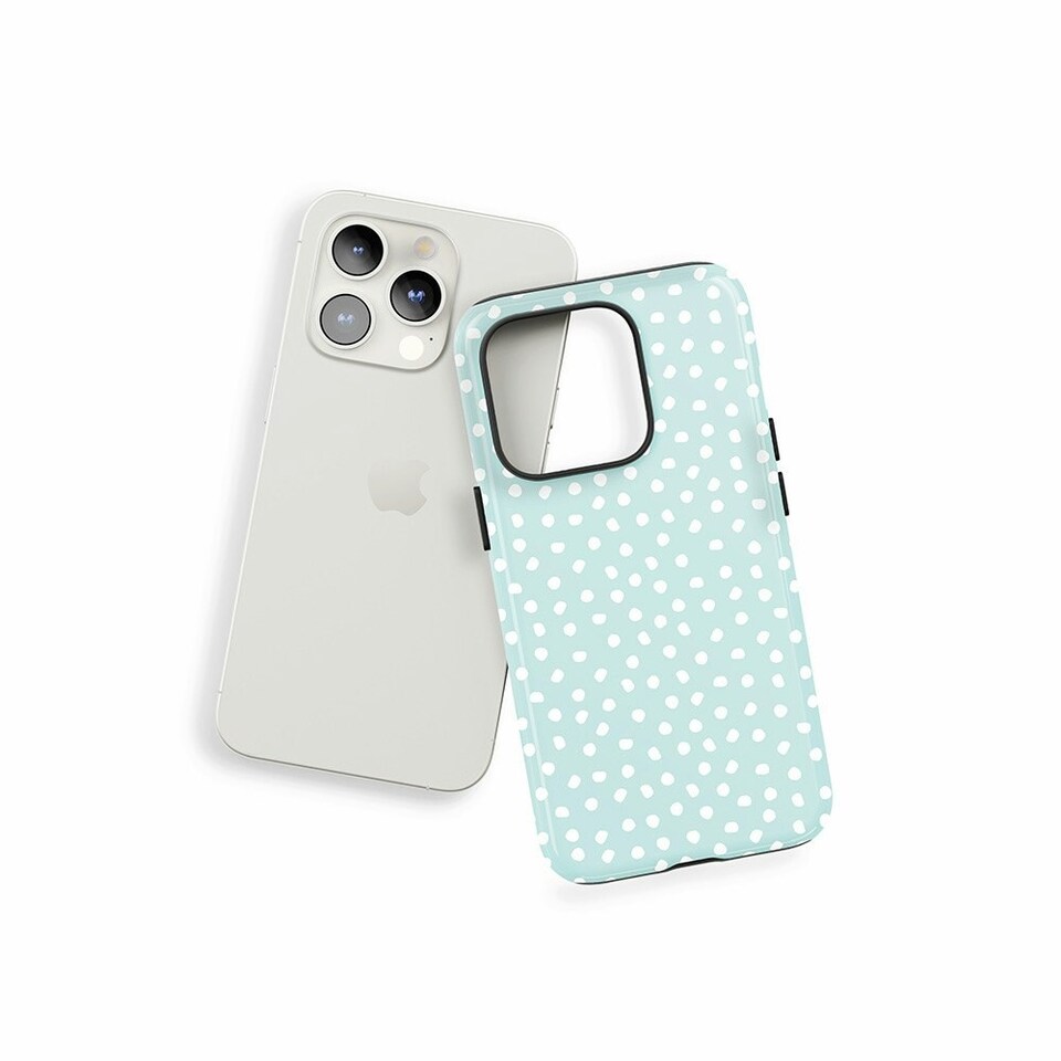 image 1 of Aqua Dots Phone Case | Blue | iPhone 12 Pro Max
Slim | iPhone 12 Pro Max
Slim