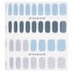image 2 of Nail Sticker (blue) - # Brillante Rainy Blue Nail - 32pcs Blue