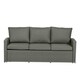 image 2 of Paris 7 Seater 6 Pc Deluxe Sofa Dining Set - Synthetic Rattan - H82 x W183 x L81 cm - Grey