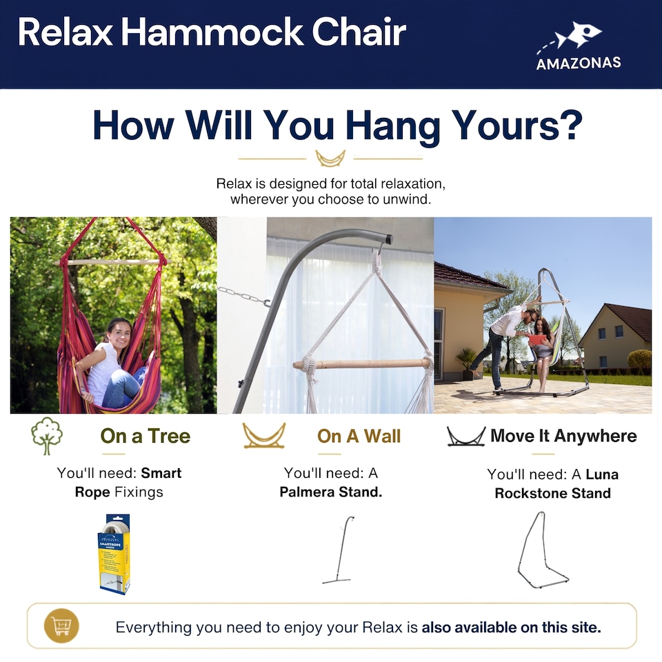 image 1 of Amazonas Outdoor Hanging Chair – Relax Vulcano