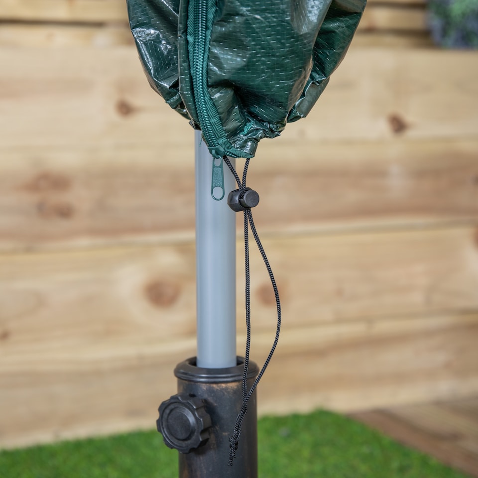 image 1 of Kingfisher Waterproof Garden Parasol Cover 18cm x 28cm x 150cm