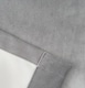 image 5 of Luxury Enhanced Living Grey Velvet, Supersoft, Blackout, Thermal Pair of Curtains with Eyelet Top - 90 x 90 inch (229x229cm)