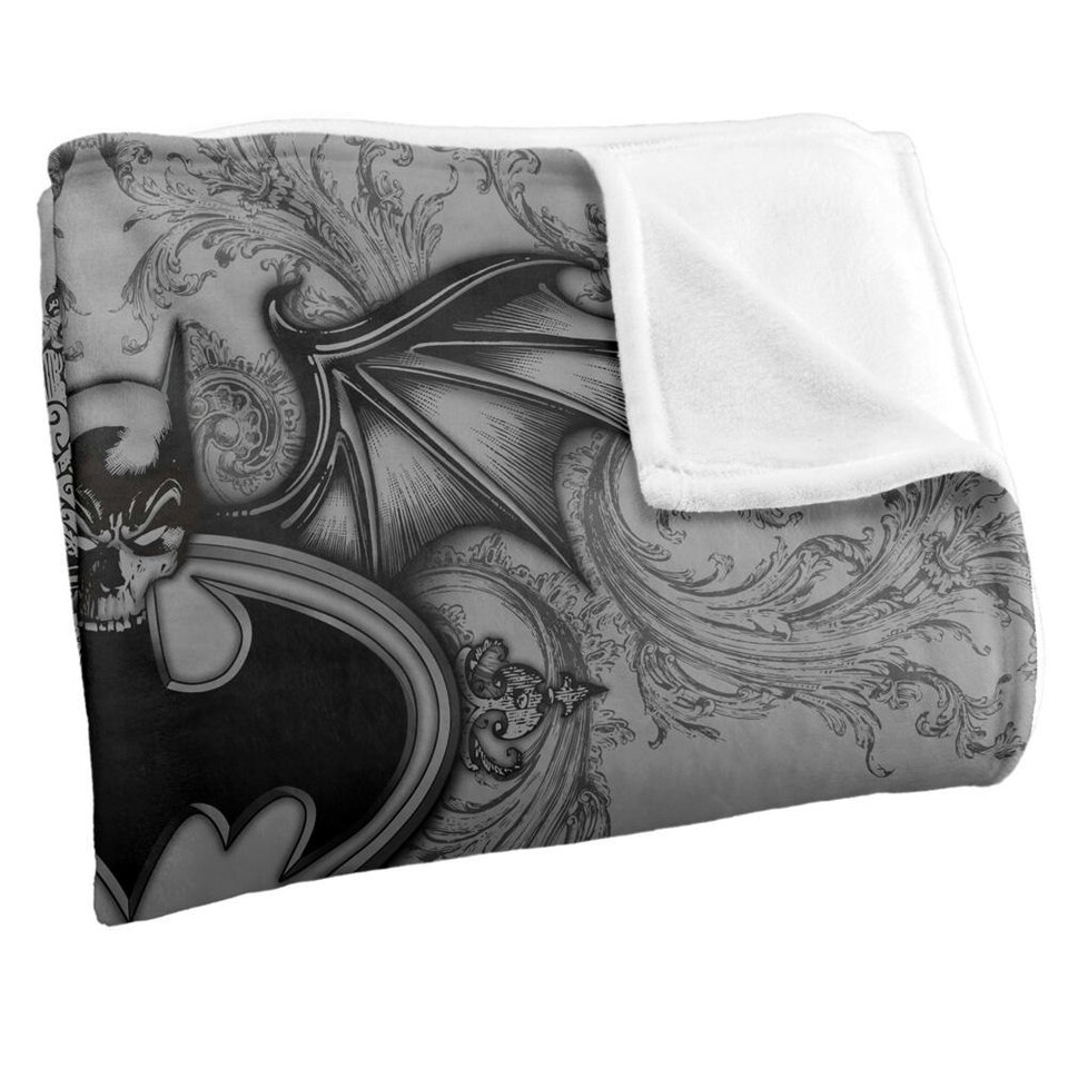 image 1 of Batman The Dark Knight Gothic Blanket - Multicoloured - One Size