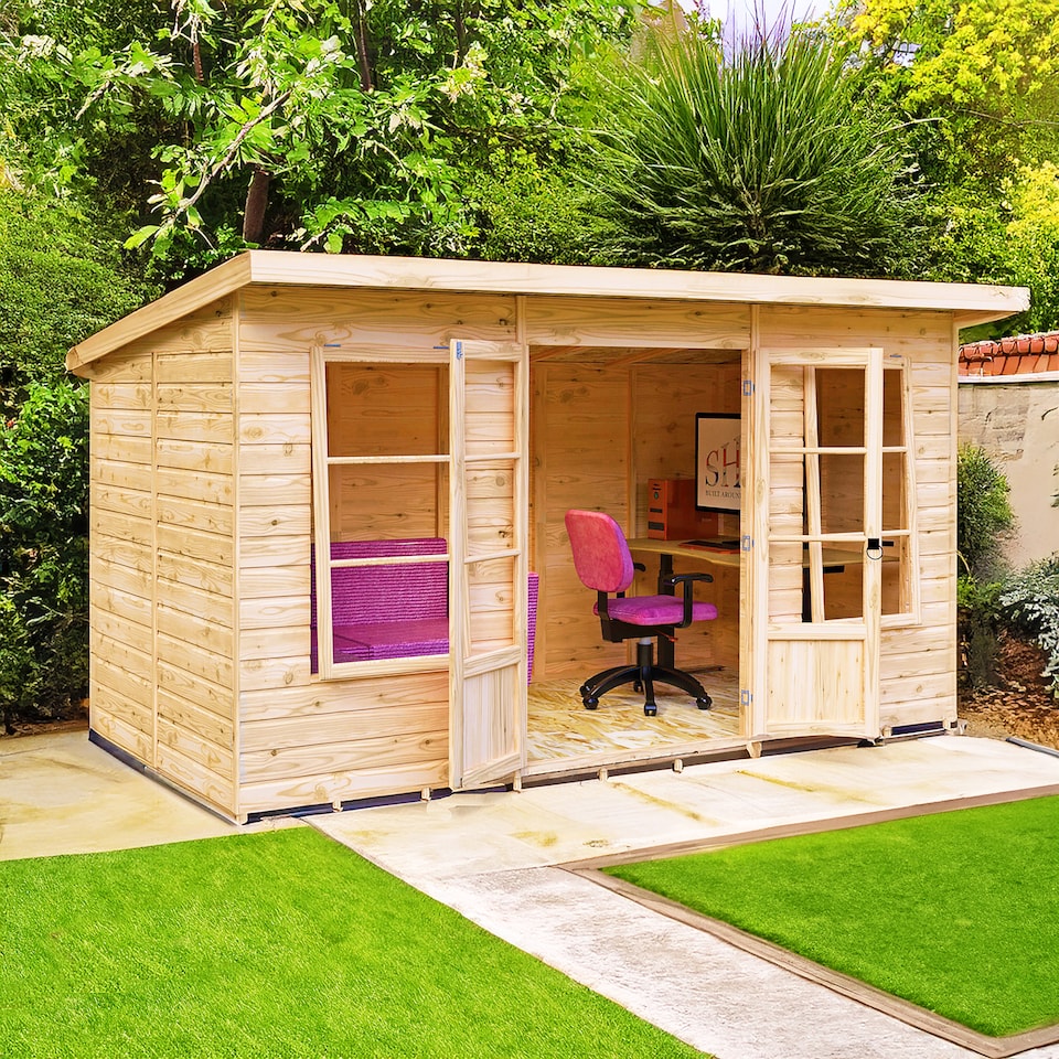image 1 of Dahlia 12x6 Pent Summerhouse