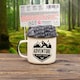 image 2 of Wayfarer Campfire Enamel Mug and Sock Set UK Size 7-11 Cream