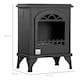 image 7 of HOMCOM Free Standing Bio Ethanol Fireplace Heater with 0.9L Tank, Black