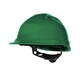 image 1 of Delta Plus Quartz Rotor Ventilated Safety Work Helmet - Green - One Size | Green | One Size