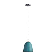 ValueLights Contemporary Speckled Green Dome Ceiling Pendant Light Fitting | Green